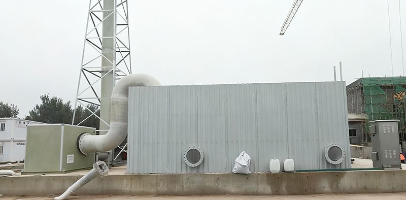 覇(ba)州汚(wu)水處理廠生物(wu)除臭項目